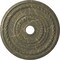Ekena Millwork Cole Ceiling Medallion (Canopies up to 9 1/8"), 25 3/8"OD x 3 3/8"ID x 1 3/8"P, Witch Hazel Crackle CM25COWHC - alternate 1